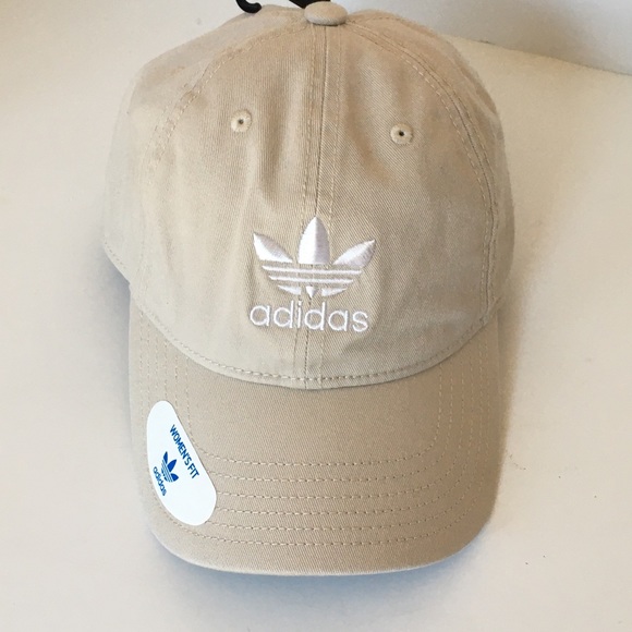 Adidas Hat Womens Nwt Beige Khaki 